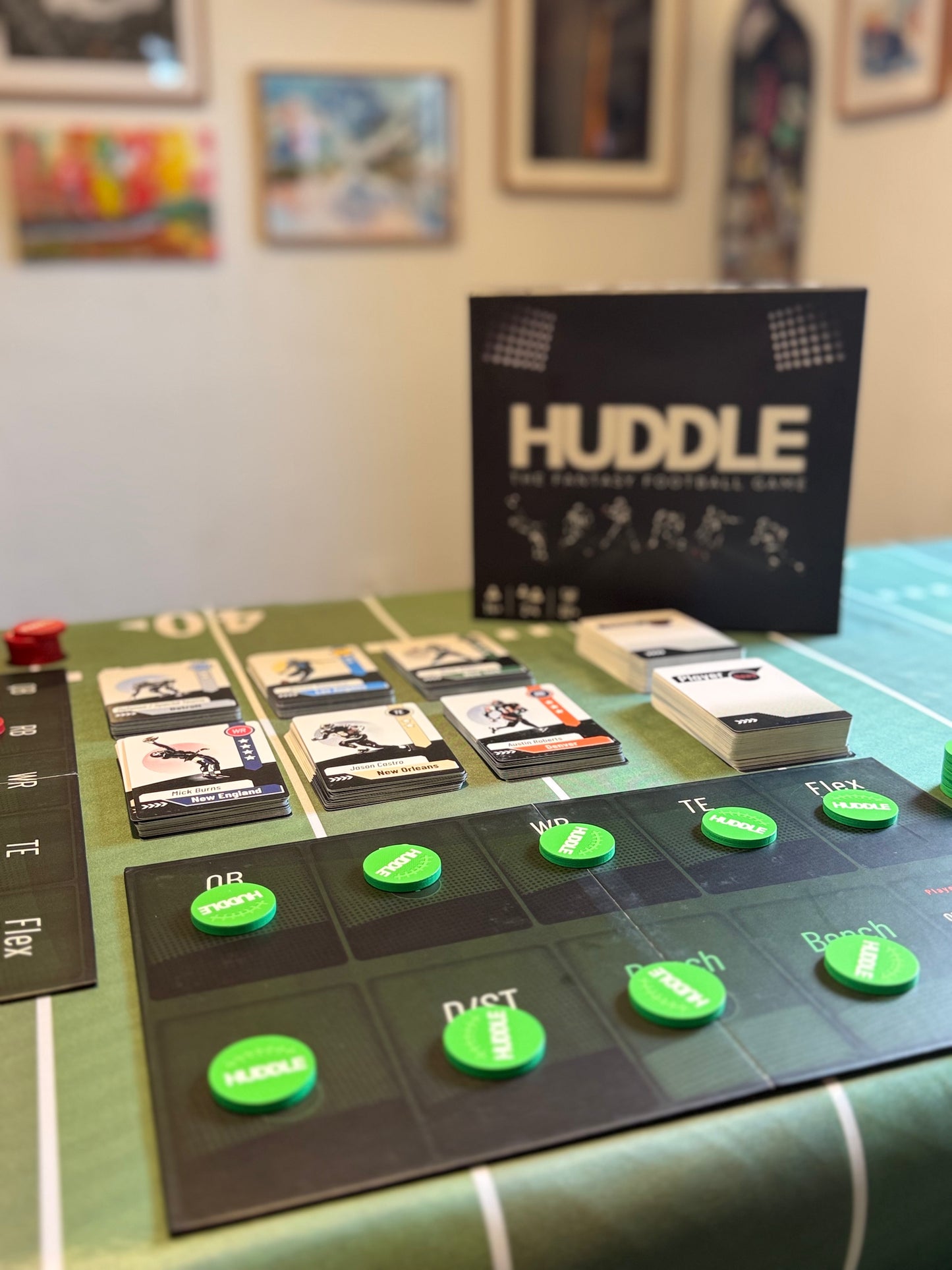 Pre-Order: Huddle – The Fantasy Football Game (4-Player Base Edition)