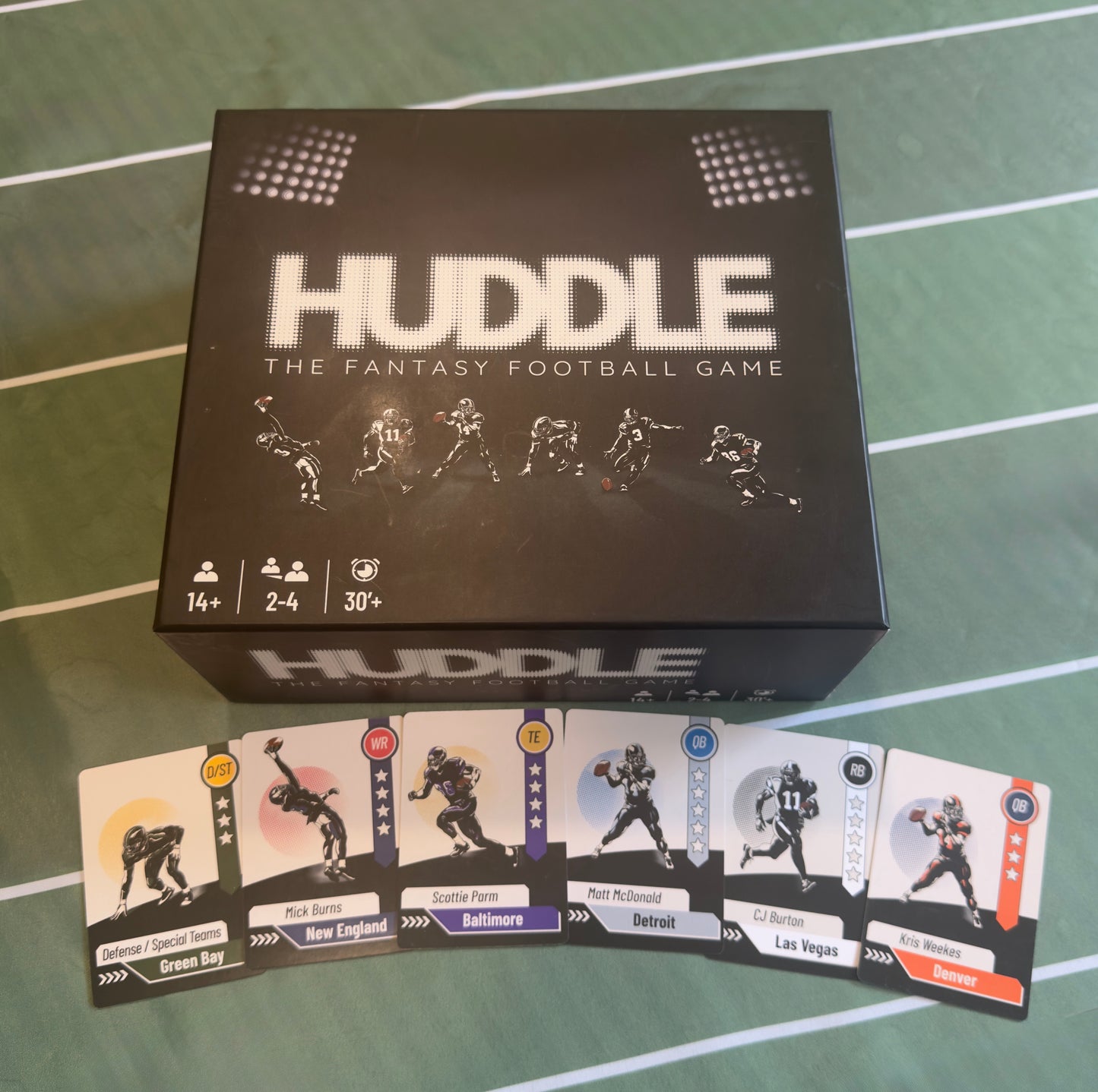 Pre-Order: Huddle – The Fantasy Football Game (4-Player Base Edition)